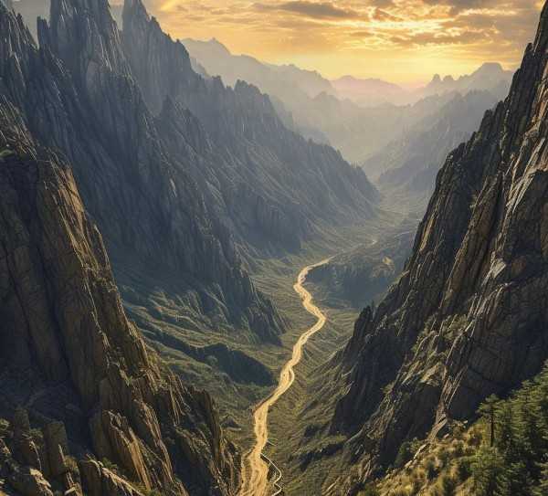 蜀道难，险峻蜀山，千古壮丽诗篇