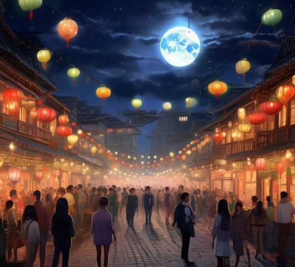 月圆夜话，元宵灯火下的温馨瞬间