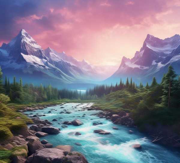 自然诗篇，唤醒心灵的风景画卷,关于风景的句子，描绘自然之美，唤醒心灵的诗篇,心灵,壮丽,第1张