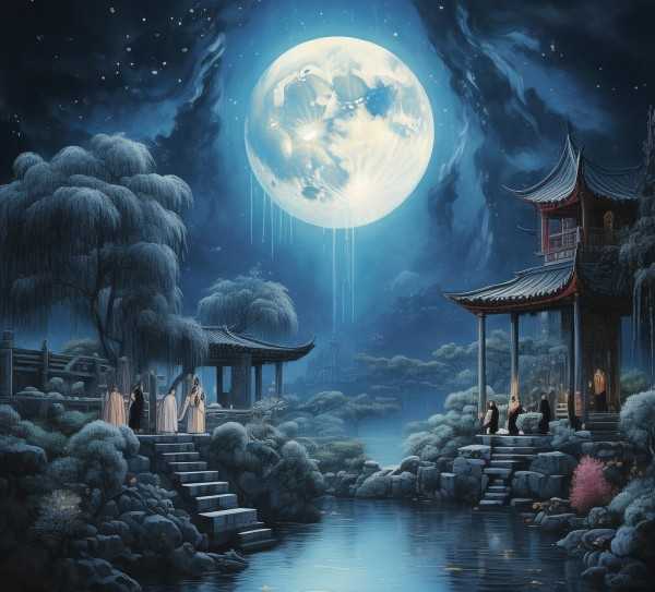 月华映千古，风华颂月明——月亮名句赏析之旅