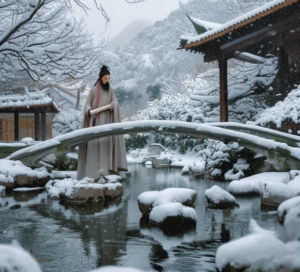 古韵今风咏雪篇，雪中诗意盎然展