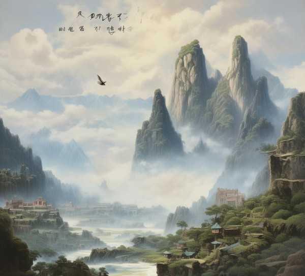 杜甫望岳巅峰之作，豪情壮志与意蕴深远的翻译解析,望岳—杜甫豪情壮志的巅峰之作及其意蕴深远的翻译解读,壮丽,杜甫,翻译赏析,第1张