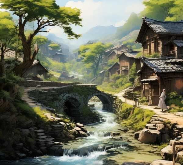 游村古韵，山水情怀的解读之旅,探寻古韵，游村—解读游村原文的山水情怀,传承,画卷,人生哲理,第1张
