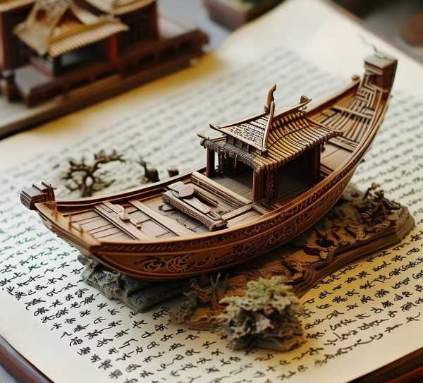 核舟记，古典微型艺术与翻译艺术的完美融合,核舟记原文及翻译注释，古典文学中的微型艺术与翻译魅力,翻译艺术,第1张