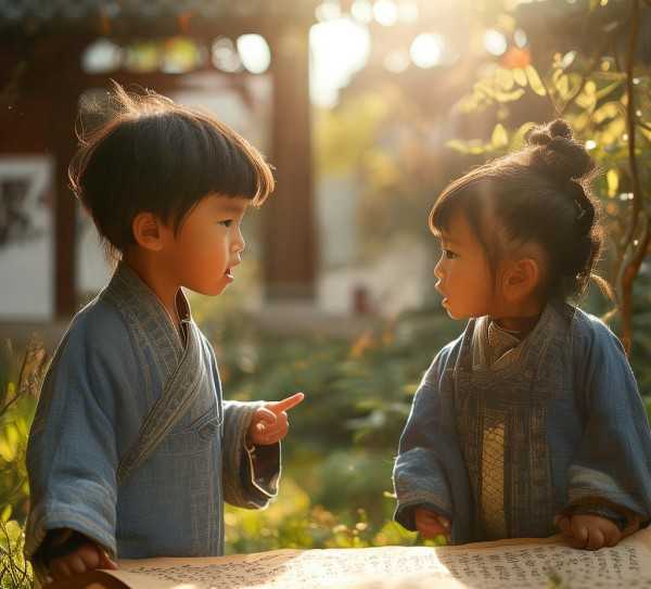 两小儿辩日，古代儿童智慧之光,两小儿辩日原文解析，古代儿童智慧的火花,智慧,第1张