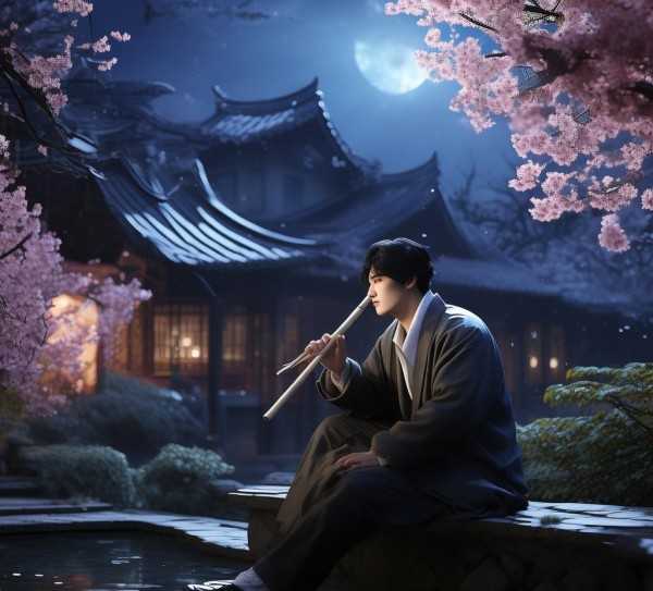 月下笛声，晏几道才子穿越情缘与诗意人生,月下笛声，晏几道，穿越的才子情缘与诗篇,传承,传奇故事,第1张
