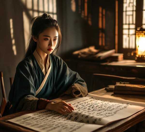木兰辞，古代女英雄的传奇与诗意解读,木兰诗原文解读与翻译，古代女性的故事,智慧,传奇故事,木兰,第1张