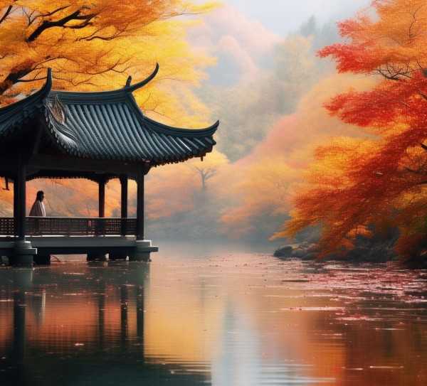秋韵诗语，古韵中的秋日画卷,秋天诗词名句中的诗情画意,名句,诗意,壮丽,第1张