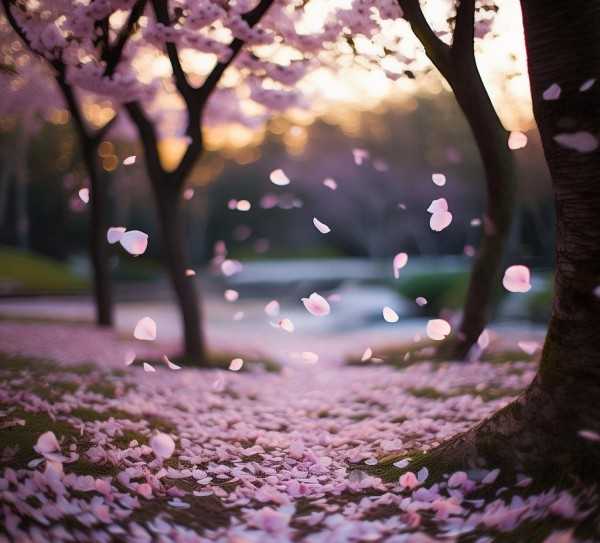 落花有声，岁月无痕——诗意人生中的落花哲理,落花无声，岁月有声——落花句子的诗意人生,诗意,友谊,岁月,第1张