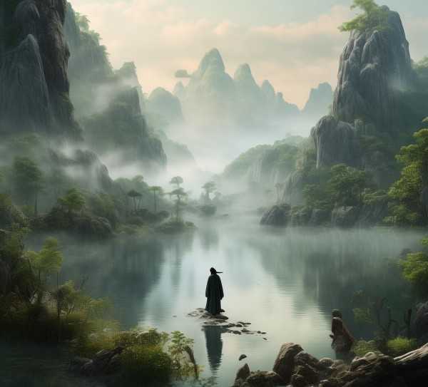 王维山水诗中的哲理意境探析,王维名句中的山水情怀与人生哲理,名句,智慧,人生哲理,第1张