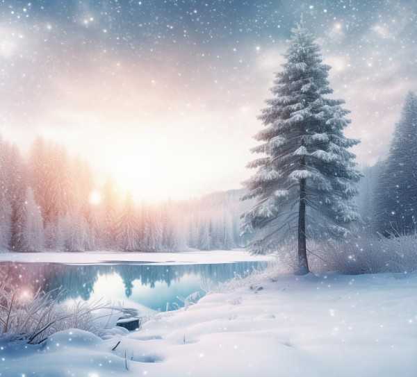 冬日雪韵，银装素裹的诗意画卷